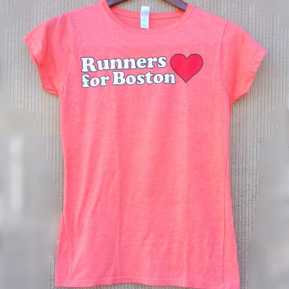 Ladies Gildan Soft Style 'Runners for Boston' Tee